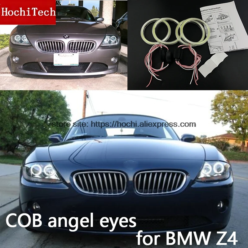 

Высокое качество COB Led Light White Halo Cob Led Angel Eyes Ring Error Free для BMW Z4 E85 E86 2002-2008