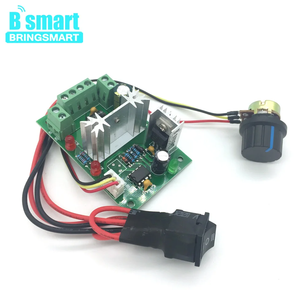 Двигатель постоянного тока Bringsmart CCM6N PWM 12 В регулятор скорости двигателя 6A 6 в 24 30