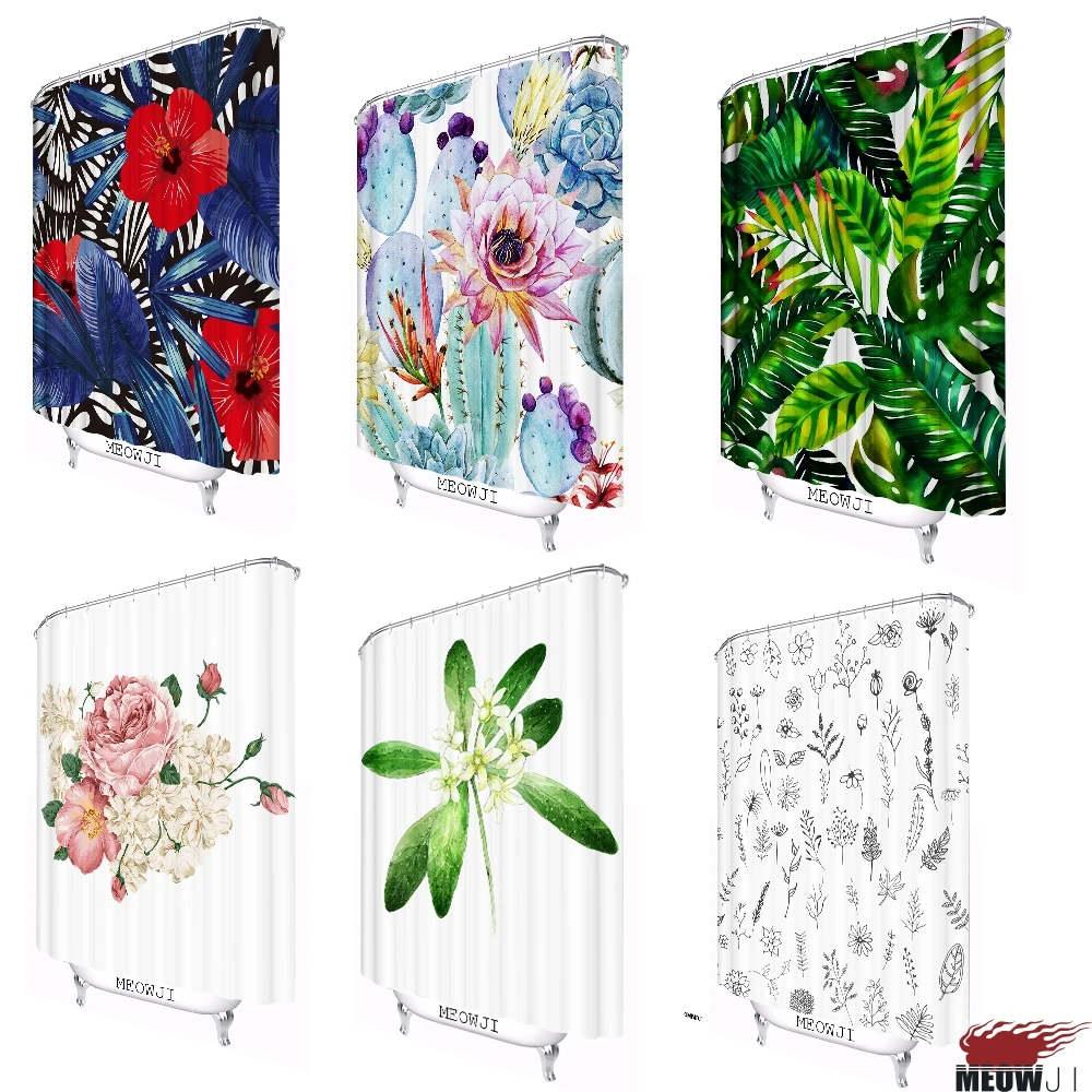 Свежий цветочный узор пышные растения Страна Чудес пользовательские занавески