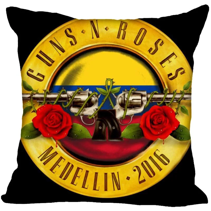 6 Пистолеты N Roses Подушка Чехол для дома декоративный чехол на подушки невидимые молнии Подушка Чехол s 40X40,45X45 см - Цвет: 6