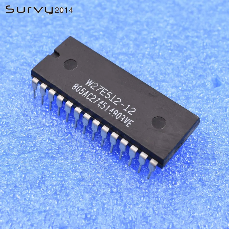 1/5 шт W27E512 12 12A EEPROM IC WINBOND Инкапсуляция: DIP 28|Интегральные схемы| |