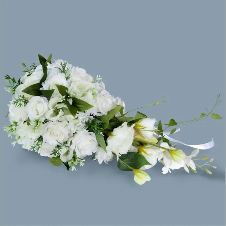 Bridal Bouquet Bride'S Wedding Water Drop Waterfall Elegant Artificial Carla Lily Bride PH36 | Свадьбы и торжества
