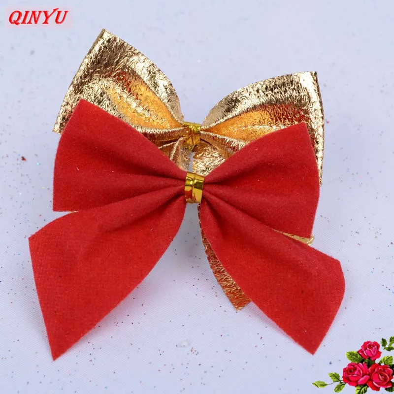 2017 12 шт Новый дизайн Рождественская бабочка стерео галстук фестиваль вечерние