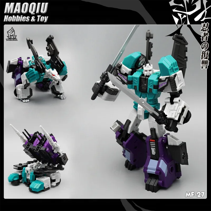 MechFansToys MFT MF27 фигурка самурая Sixshot трансформация Greatshot пионер экшн MF27B черный
