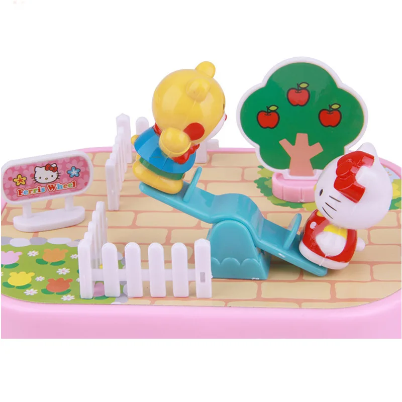Игрушки для девочек HELLO KITTY уличная игровая площадка домик подарок на день