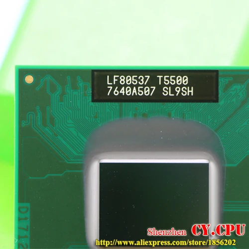 intel cpu ноутбук Core 2 Duo T5500 cpu 2M Socket 479 cache/1,66 GHz/667/двухъядерный процессор для ноутбука