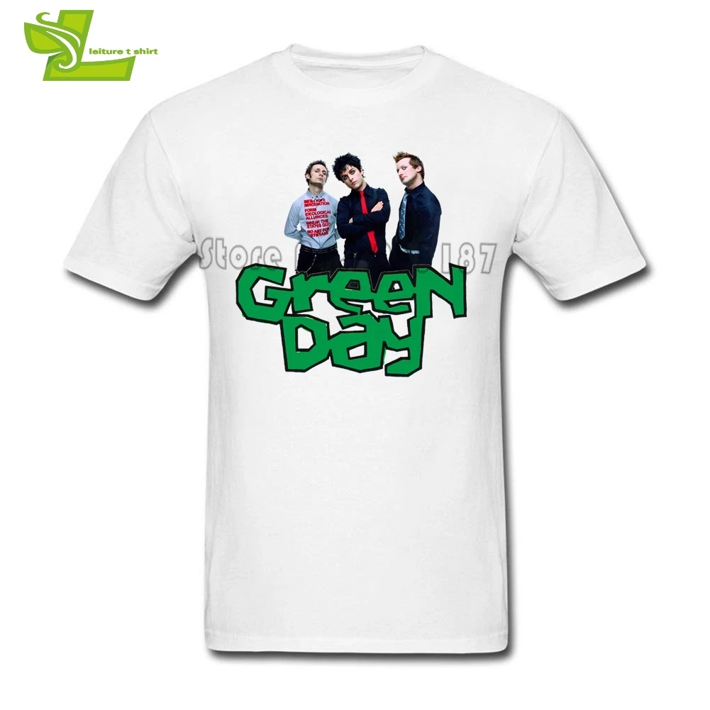 Футболка для взрослых Green Day Rock Мужская футболка летние топы отдыха мужские