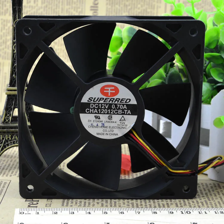 Оригинал 12 В 0.70A CHA12012CB-TA-F 120384 провода ШИМ контроля температуры | Электронные