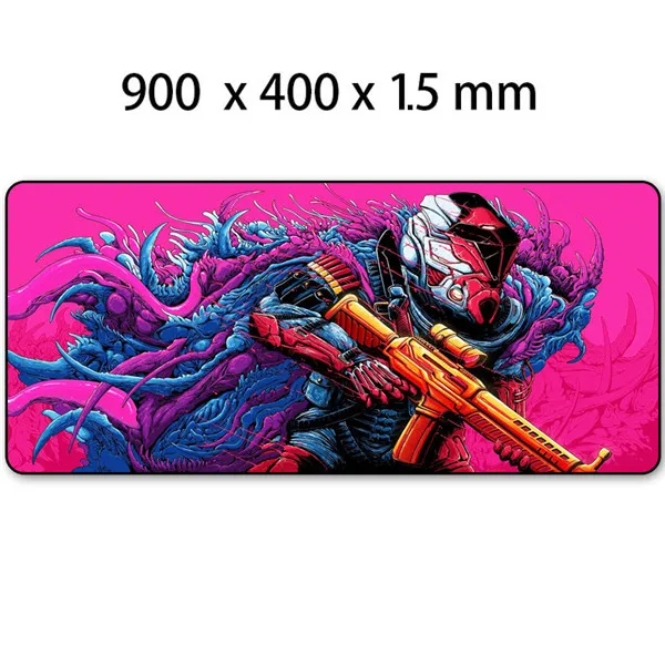 

900x400mm XL Large Locking Edge Gaming Mouse Pad Keyboard Rubber Mousepad Wrist Rest Table Computer Mat