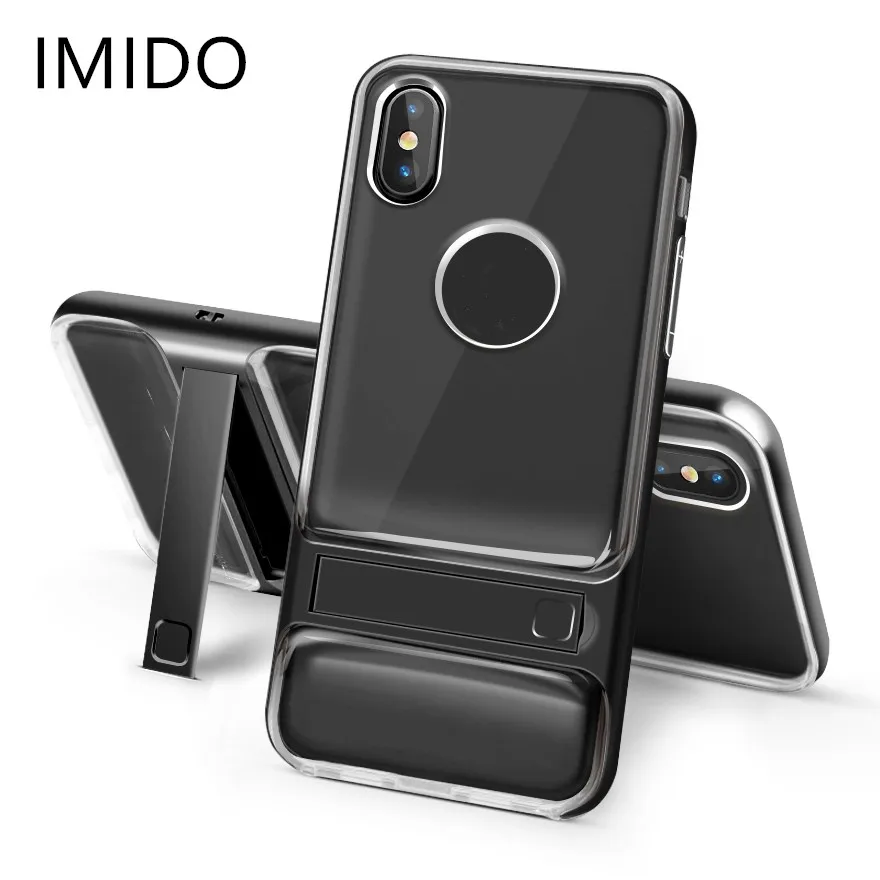 TPU + PC 360 градусов защитный чехол для телефона iPhone X 8 7 6 6s прозрачного ударопрочного