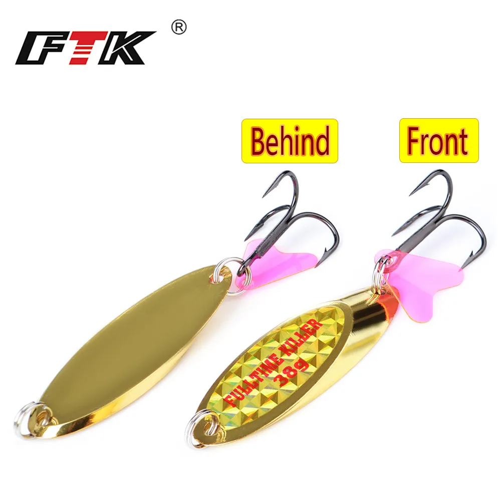 Приманка рыболовная в виде ложки с красным хвостом 18/21/28/32/38/42 г|spoon fishing lure|spoon