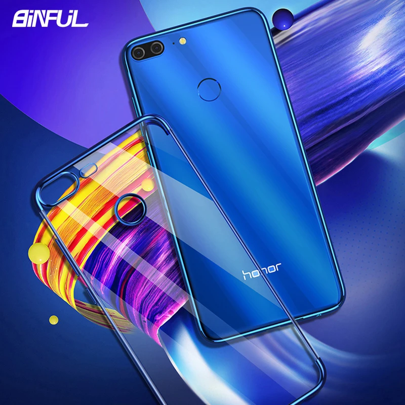 Чехол для Huawei Honor 9 Lite прозрачный мягкий силиконовый чехол-накладка из ТПУ 10 V9 V10