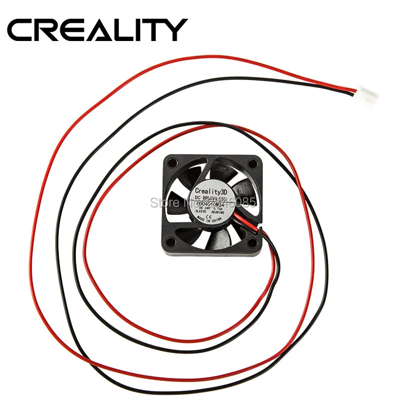 Creality 3D принтеры s Запчасти 24V охлаждающий вентилятор 40 мм x 10 4010 масляный подшипник