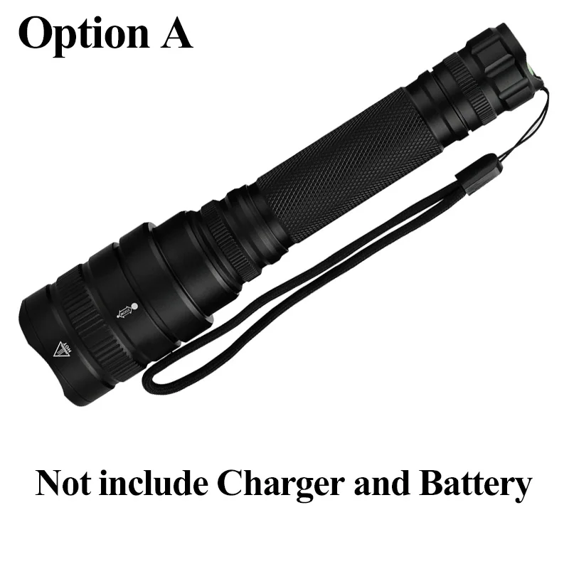 Option A Litwod Z301515 конвой объектив 30 Вт чип xlamp xhp70 18650 3200lm Мощный тактический светодиодный фонарик Фонарь зум xhp70 фонарь - Испускаемый цвет: Option A