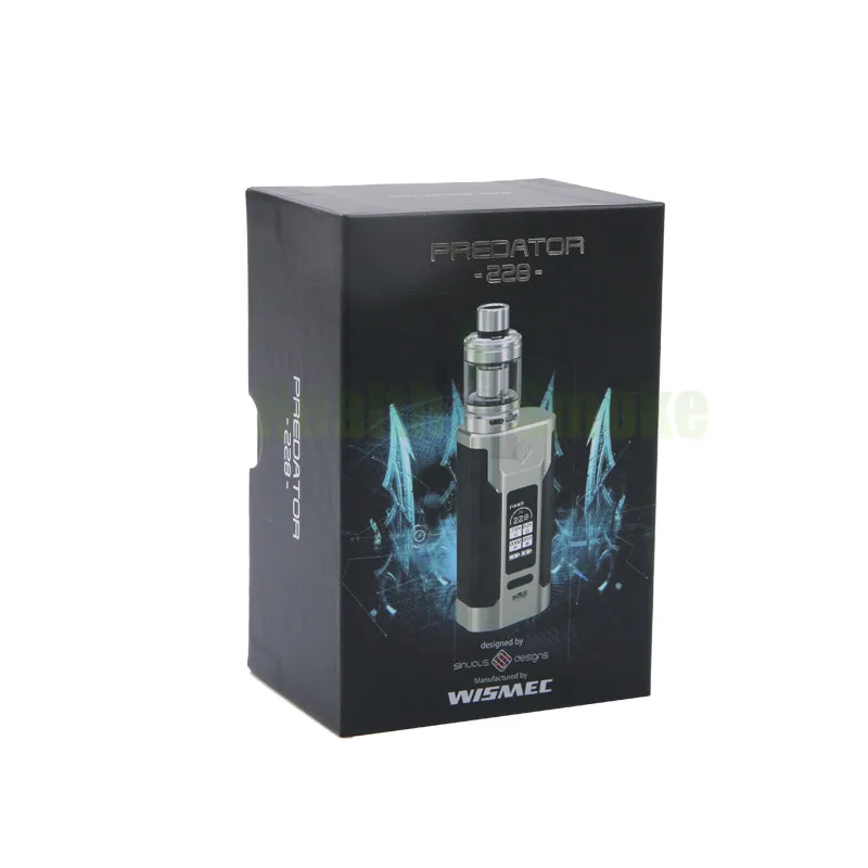 Оригинальный wismec Predator 228 набор с электронной сигаретой Хищник коробка Mod Vape