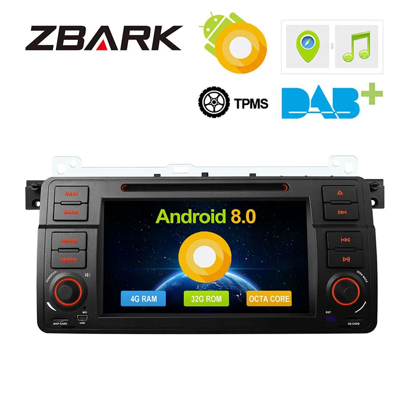 7 ''радио Android 8 0 Восьмиядерный автомобильный dvd плеер gps для BMW E46 седан/Ровер 75