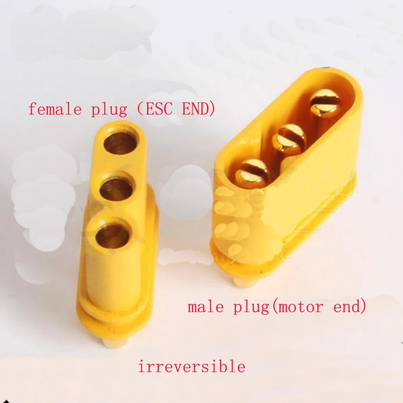 Authentic Amass MR30PB Plug Male Female Connector Reversible Irreversible XT30 3-core Version for Circuit Boards DIY Model Acc | Игрушки и