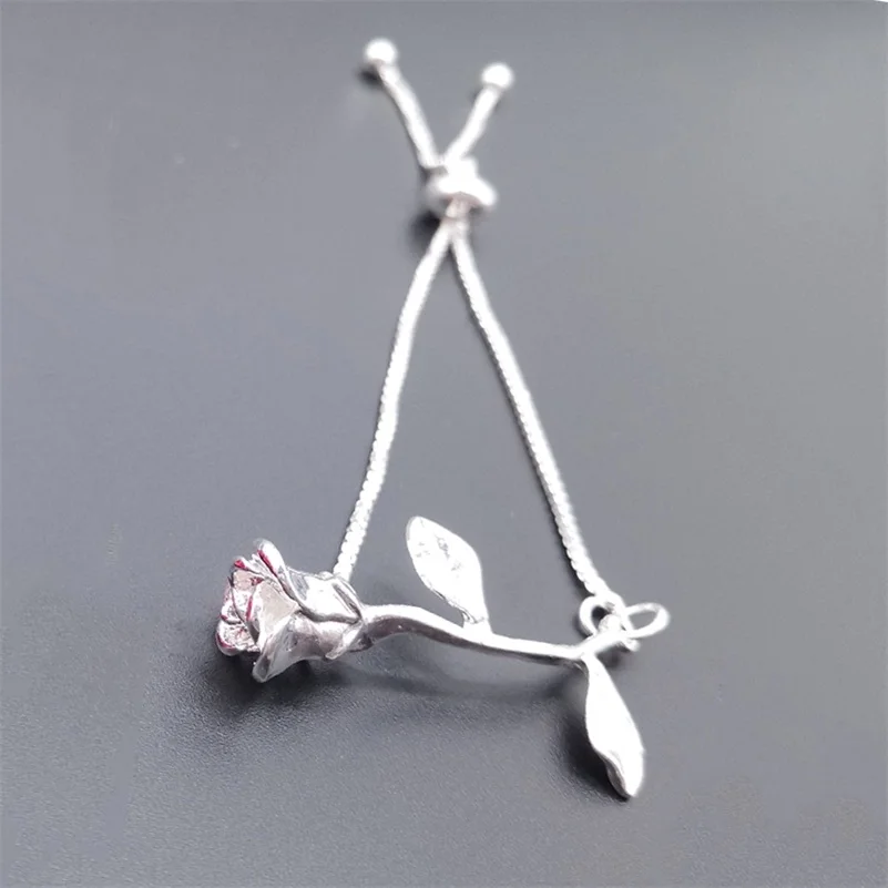 1 шт. изысканный розовый кулон золотого и серебряного цвета браслеты Модные