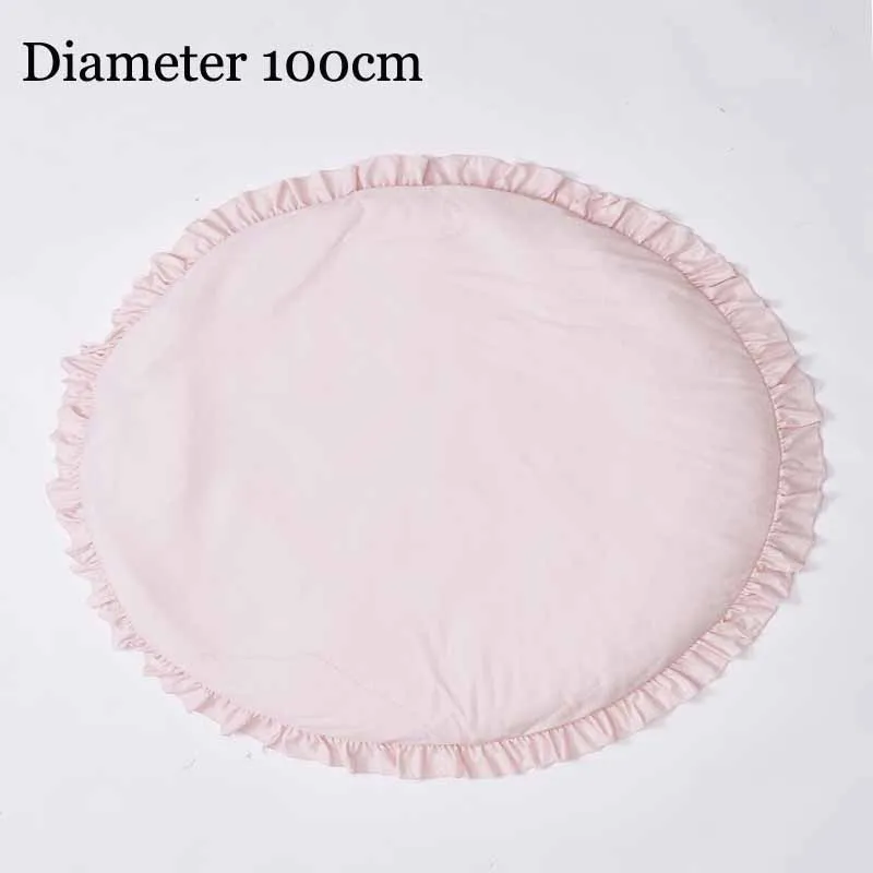 pink 100cm Хлопковое портативное детское спальное гнездо люлька бионическая детская кроватка переносная съемная и моющаяся кроватка для новорожденных 0-36 месяцев - Цвет: pink 100cm