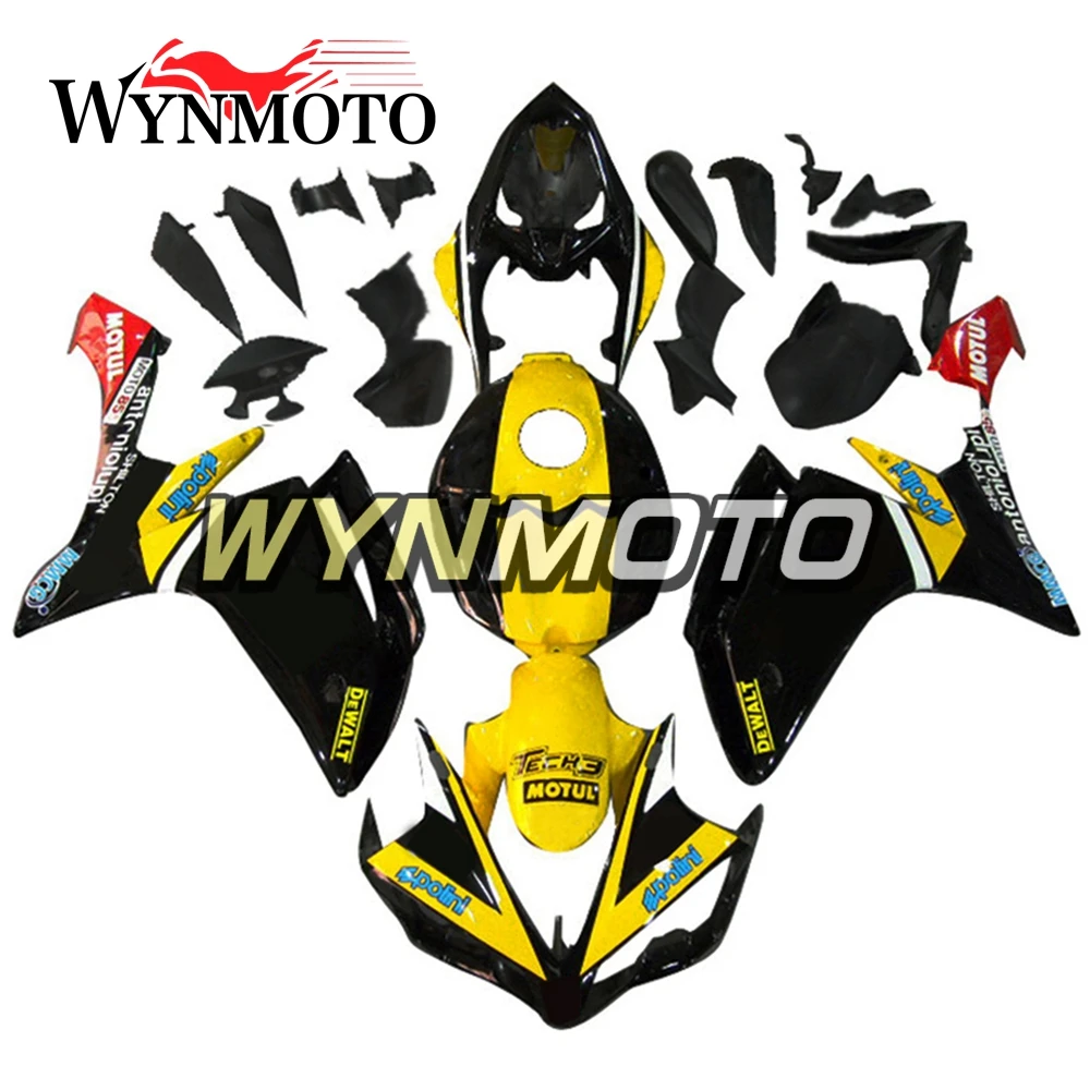 

ABS Injection Plastics Fairings For Yamaha YZF1000 R1 Year 2007 2008 07 08 Motorcycle Full Fairing Kit Yellow Black Cowlings