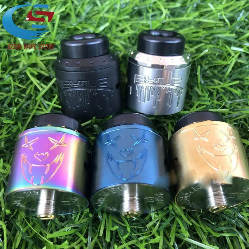 Электронная сигарета Exiler RDA атомайзер 25 мм Ремонтный с BF armaeddon mfg fit 510 thread mech/box mod |