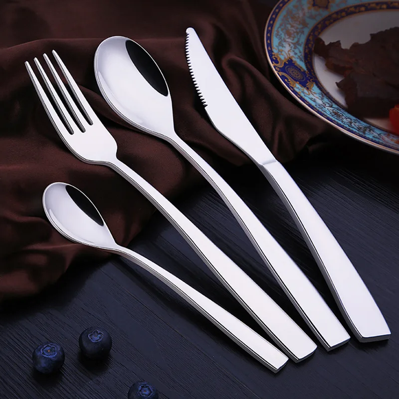 304 набор посуды из нержавеющей стали большой нож для стейка ложка и вилка с