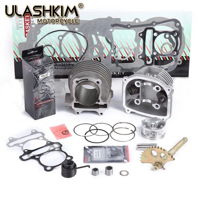 

GY6 125cc 150cc обновление до GY6 180cc добавить мощность не менее 30% гоночных пружины 58,5 мм большой диаметр головки цилиндра комплект прокладки Q