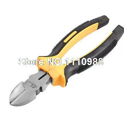 

Nonslip Yellow Black Handle Wire Cutter Diagonal Cutting Pliers 7.5"