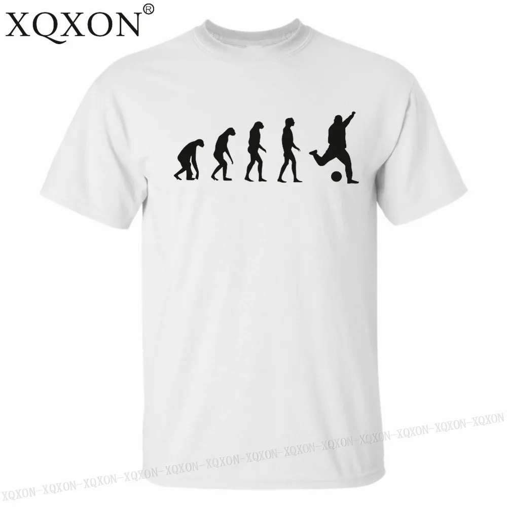 New-summer cotton t shirt Evolved to play Soccer design Short sleeved men t-shirt tee tops K309 | Мужская одежда