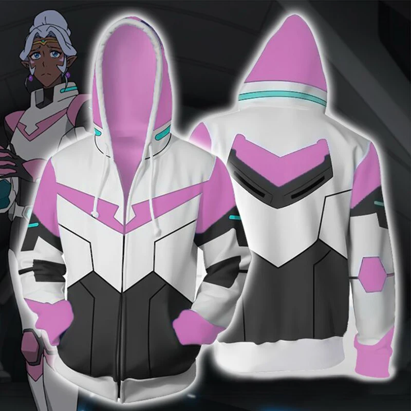 Voltron: Легендарный Защитник 3d толстовки Shiro/Keith/hunk/Pidge/принцесса аллура Косплей