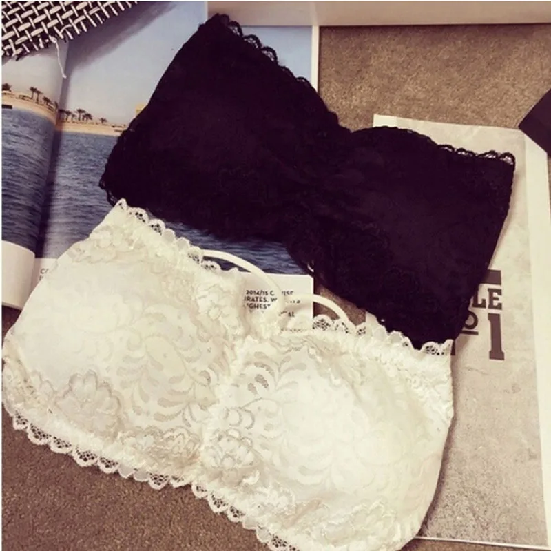 Горячая Распродажа сексуальный летний кружевной топ труба с обмоткой на груди