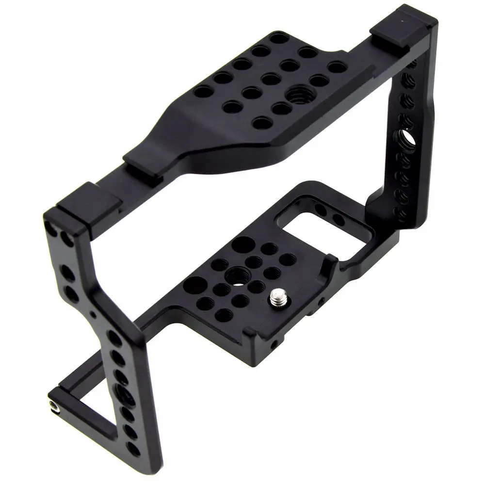 

Video Camera Cage for Panasonic Lumix DMC G85/G80 Cameras Built-in two cold shoe on the cage for attach accessories
