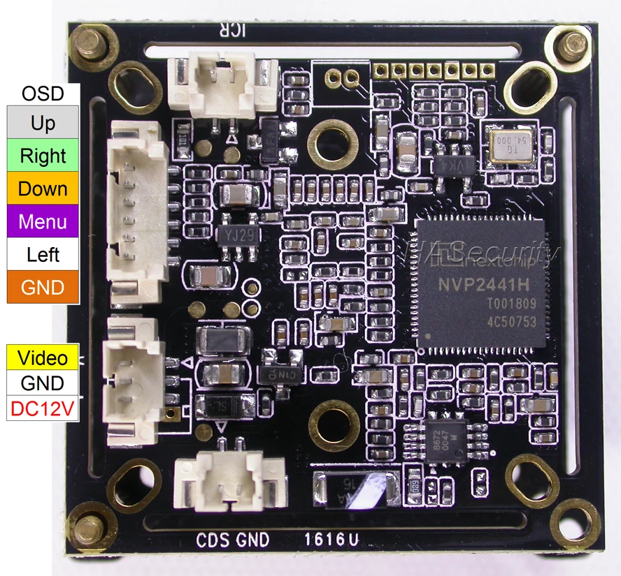 Фотокамера видеонаблюдения Sony STARVIS IMX307 CMOS + NVP2441 3 7 мм 1/2 дюйма | Безопасность и
