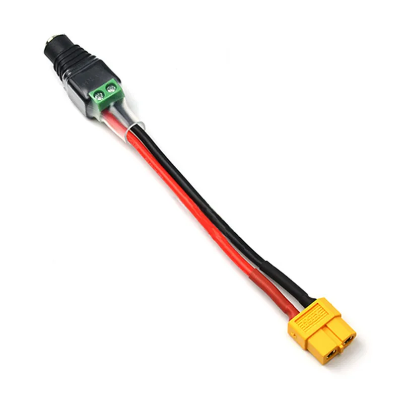 

Hot Sale DC Female Plug To XT60 Female Plug Charging Adapter Cable For ISDT Charger For RC Helicopter Parts Accs