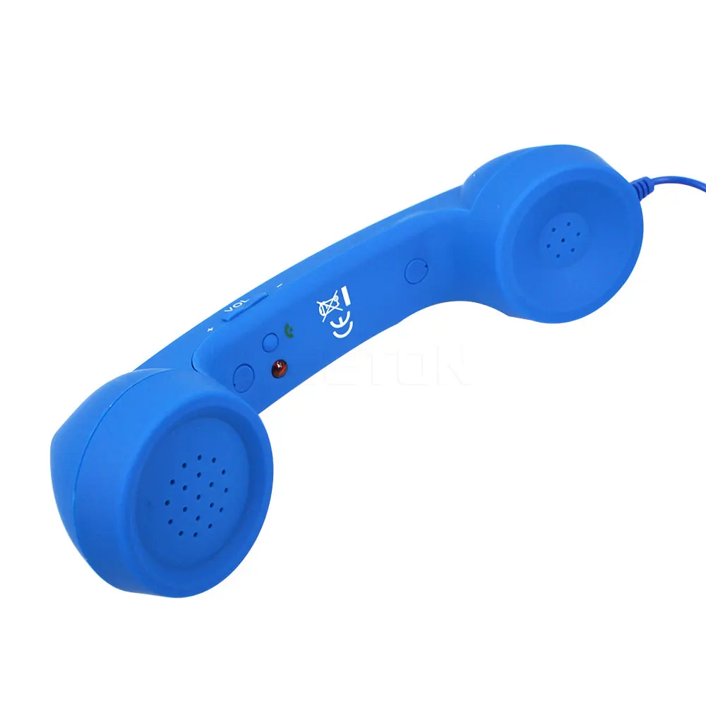 Винтажный поп сотовый телефон Handset 3 5 мм аудио разъем регулятор громкости