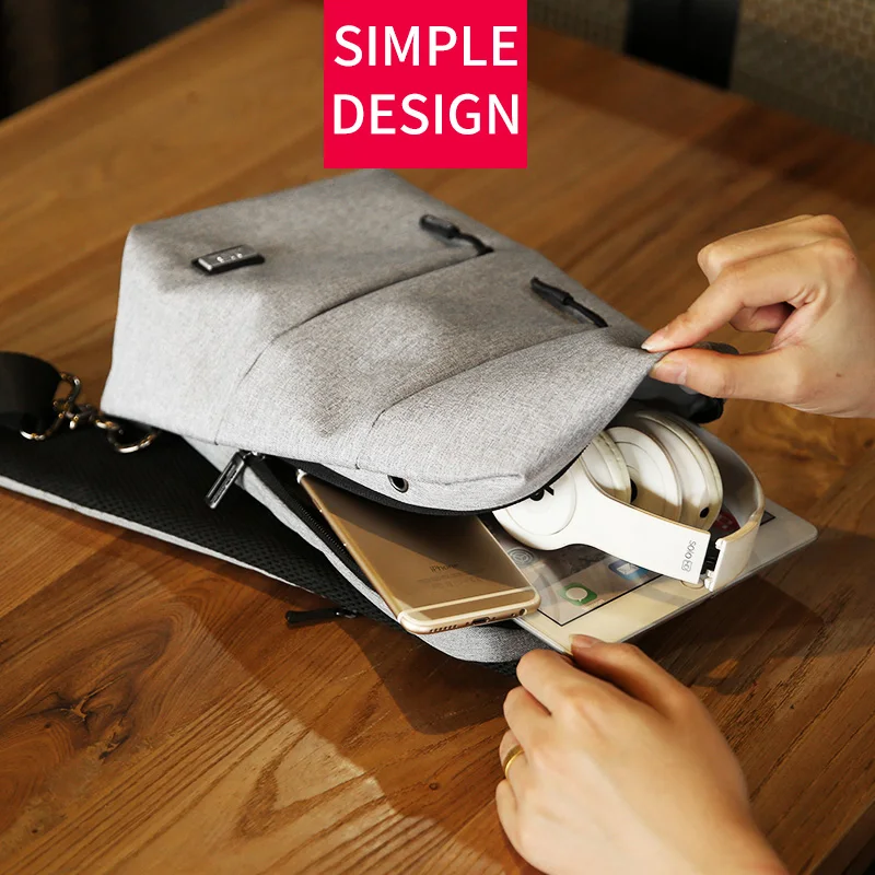 Мужская нагрудная сумка Mark Ryden новая мессенджер для коротких поездок лето 2020|men