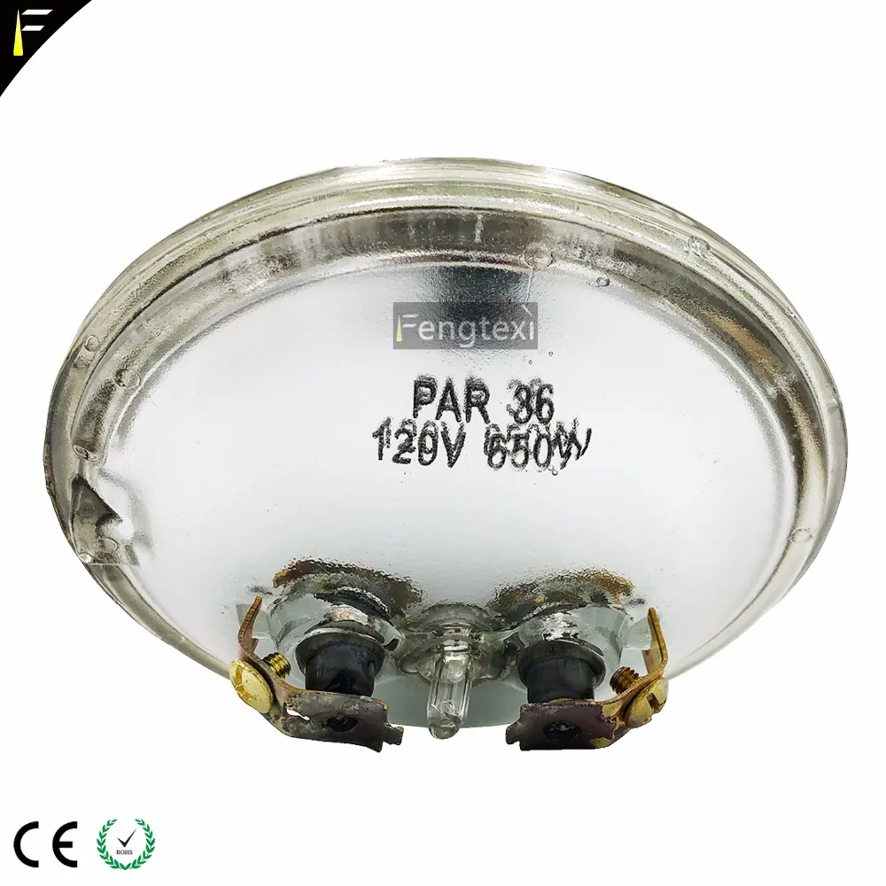 Цена Театральное освещение PAR36 650 W 120V DWE лампа для осветительных приборов Замена с винтовым наконечником для аудитории студийный осветительный п...