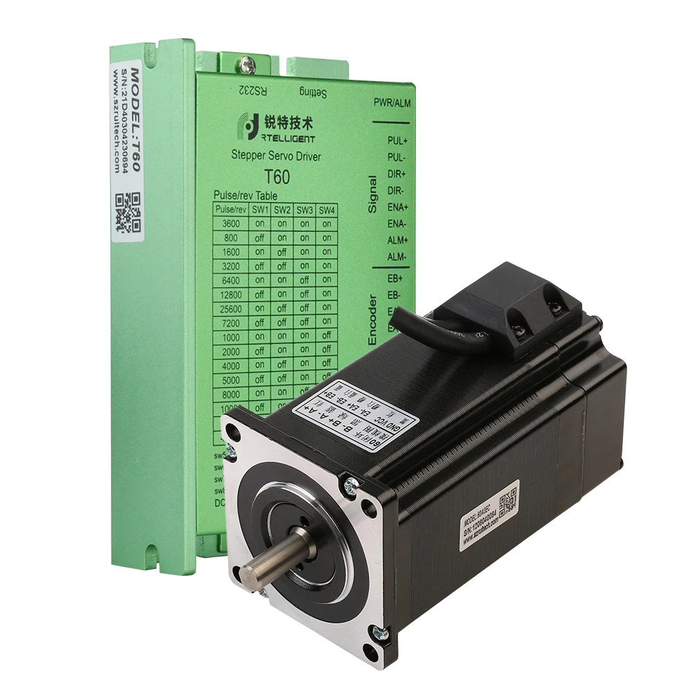 60 мм * продажа Nema 23 24 3N.m замкнутый цикл шаговый двигатель наборы 424 84 Oz in Nema23 и