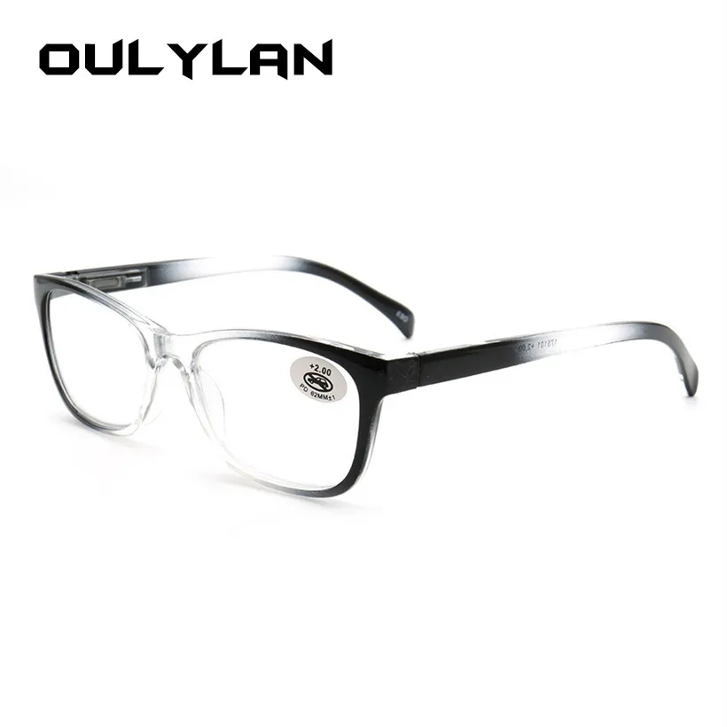 Oulylan, винтажные очки для чтения, для женщин и мужчин, анти усталость, PC, небьющиеся очки, мужские очки по рецепту дальнозоркости+ 1,0 3,5