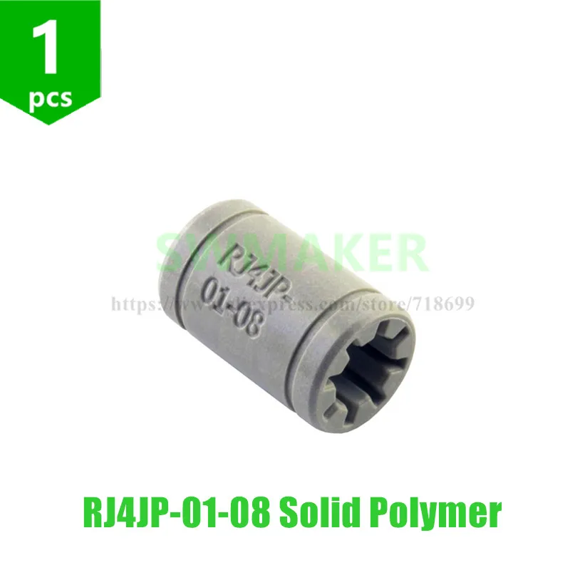 1 шт. RJ4JP 01 08 твердого полимера Igus Drylin LM8UU подшипник 8 мм вал для Anet A8 Reprap Prusa i3 3D