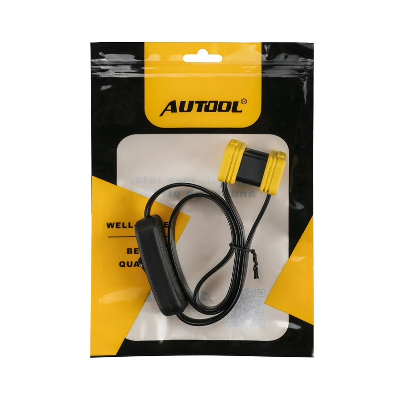 AUTOOL OBD OBD2 расширение Cable16 плоскими зубцами и тонкий как лапша Стиль 22 4 дюймов