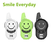 2pcs 2021 new free license mini walkie talkie smiley kids jjcc jc 007 toy two way radio smile transceiver pmr wireless intercom