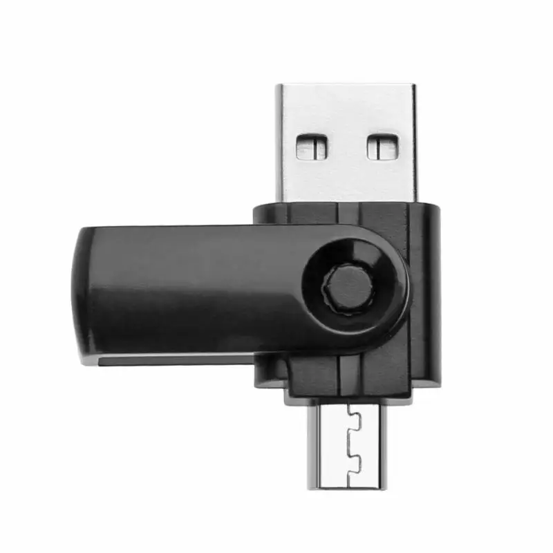 2 в 1 USB OTG кард-ридер Универсальный Micro USB OTG TF SD кард-ридер OTG адаптер для телефона ноутбука высококачественный адаптер