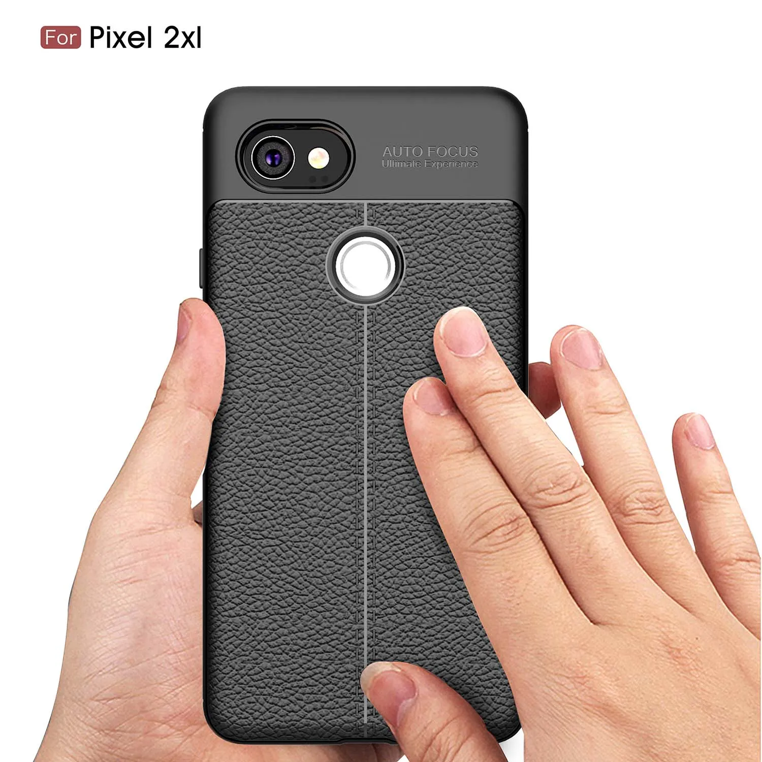Роскошный кожаный силиконовый чехол для телефона Google Pixel 2 XL ударопрочный