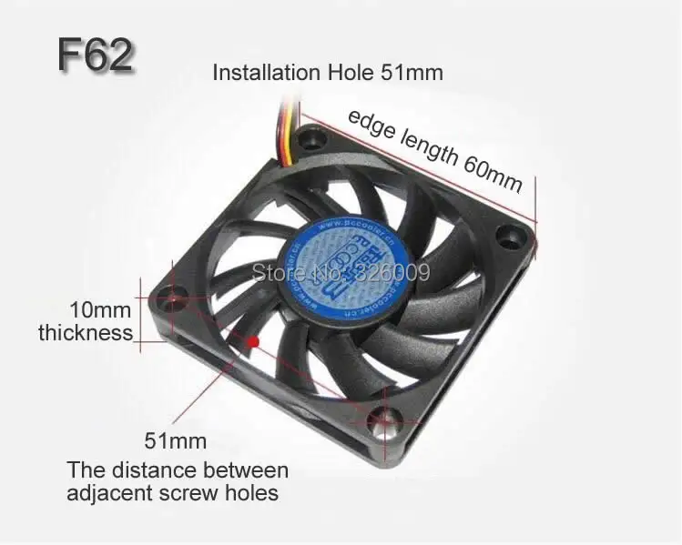 PcCooler вентилятор 14 мм можно снимать и мыть охлаждение для компьютера чехол F62 6010 F72