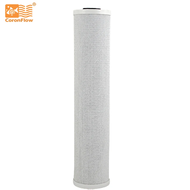

Coronwater 4.5x 20" BB Activated Carbon Block 20" Filter Cartridge CTO to Water Filter CTO-20B