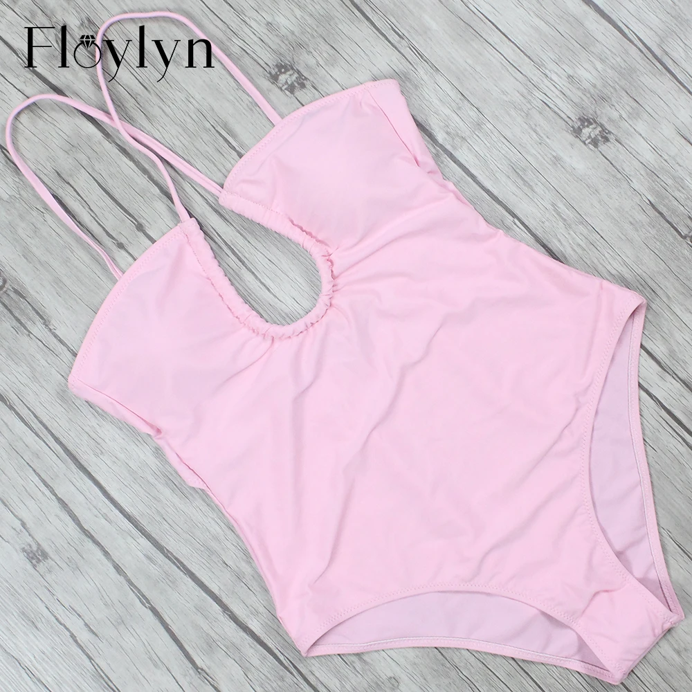 2019 летние купальники монокини бандажные бикини женский пляжный слитный