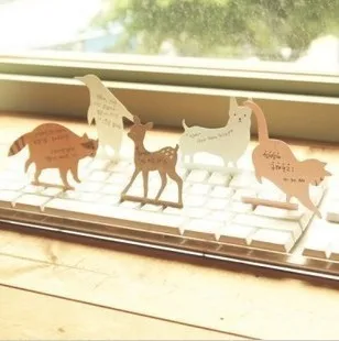 

1pc Creative cartoon animal shape memo pads,cute decoration sticky note(ss-1172)
