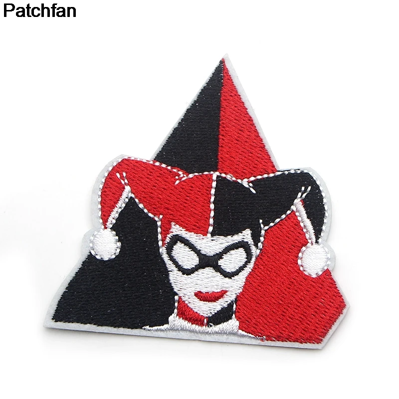 Patchfan отряд самоубийц Харли Куинн DIY Вышивка для аппликации, шитья железа на одежде Рюкзак украшения дома наклейки значки A1920
