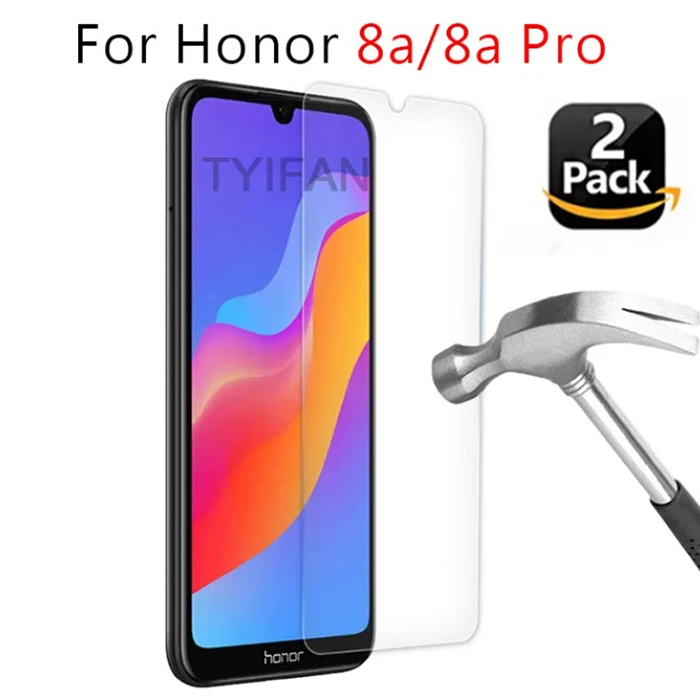 Защитное стекло для Huawei Honor 8a закаленное 2 шт. | Мобильные телефоны и аксессуары